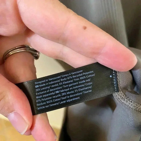 LULULEMON RIBBED SOFTSTREME SLIM FIT TANK ATHLETIC TENNIS DRESS IN NOMAD SIZE 2 - Picture 9 of 11